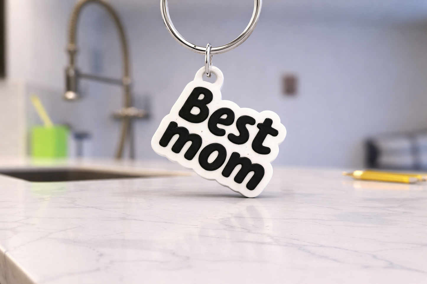 "Mom" Keychains