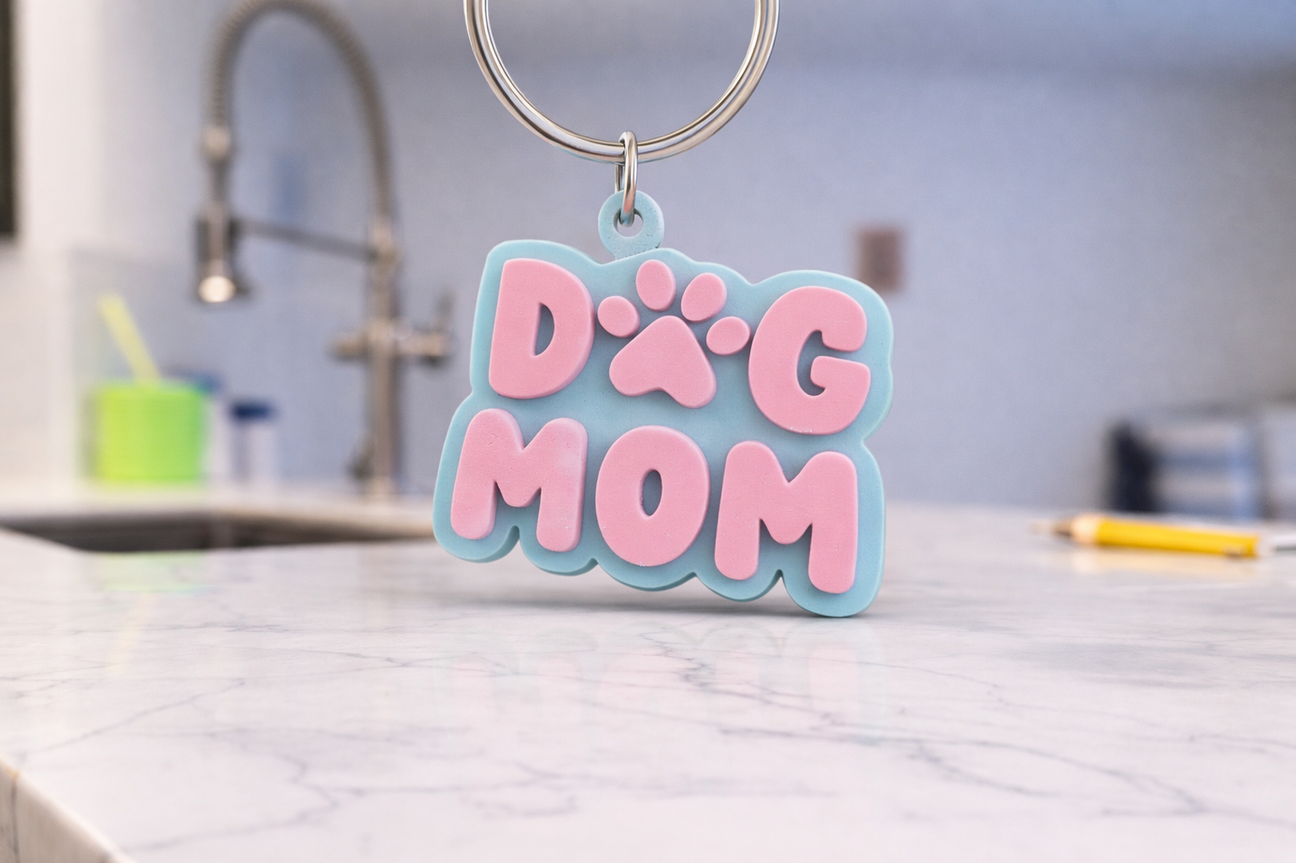 "Mom" Keychains